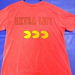 Vintage Pac-Man Red T-Shirt Men's Sz XL